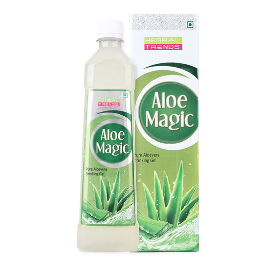 Herbal Trends Aloe Magic - Pure Aloe Vera Drinking Gel ( Juice) Direct from Cultivator and Manufacturer- 750 ml