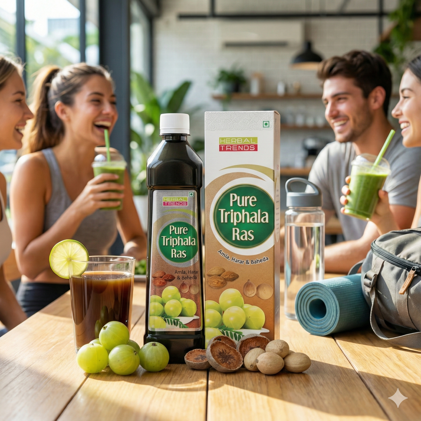Pure Triphala Ras- Healthy Digestion & Absorption- With Best Extraction Technology of 16 hours Preparation-750 ml