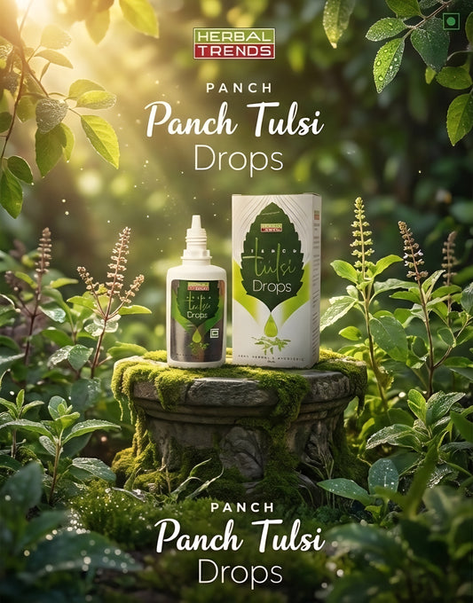 Panch Tulsi Drops - 30ml- Natural Immunity Builder- Pure ,Unadulterated & 100% Natural