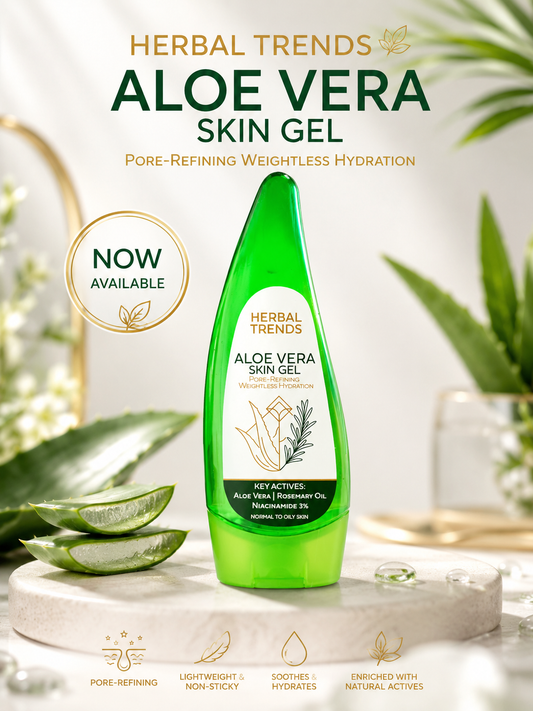 Aloe Vera Skin Gel with Rosemary and Niacinamide 3% | For Normal to Oily Skin