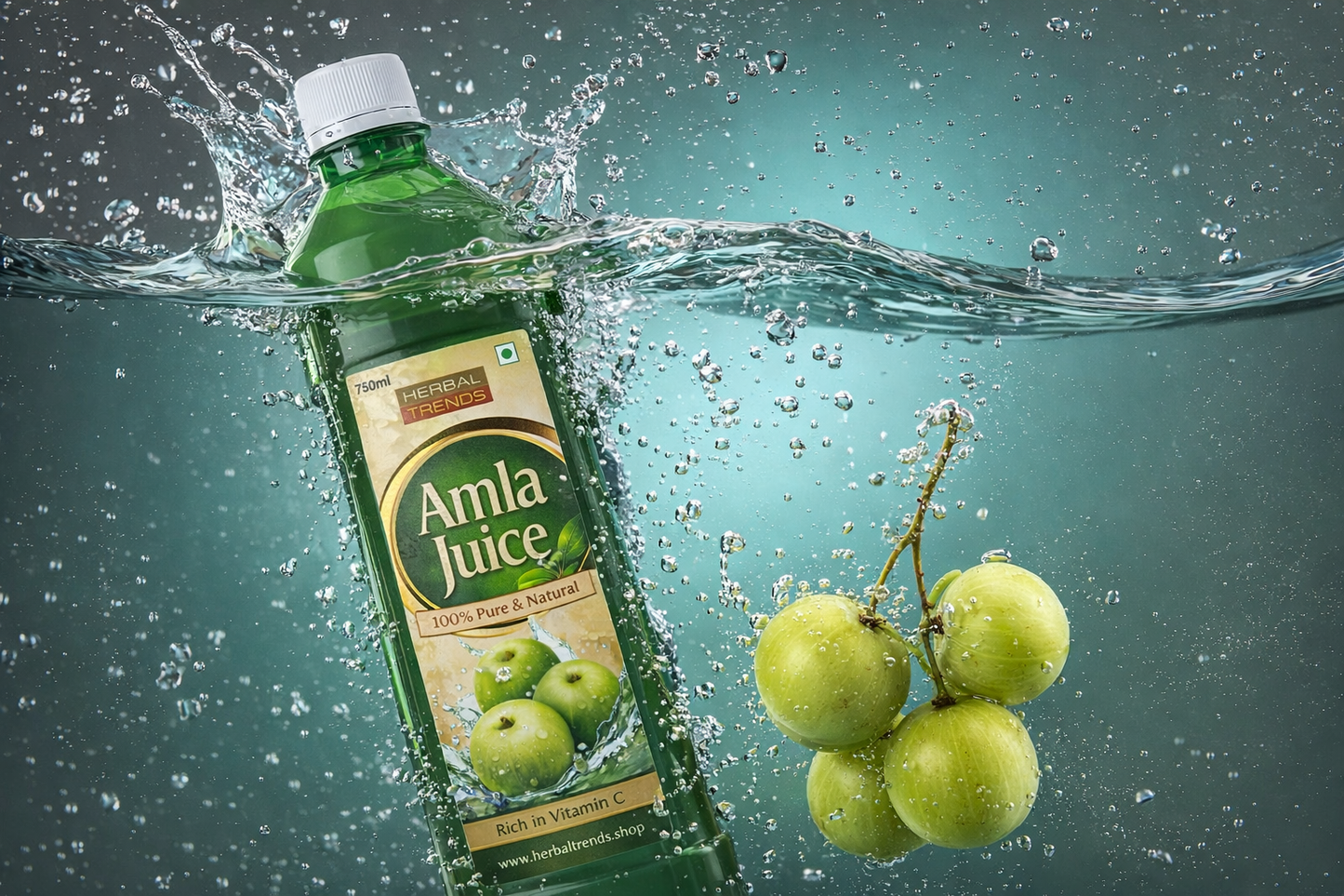 Amla Juice 750 ml Pure and Natural Source of Vitamin C and Dietary Fibre
