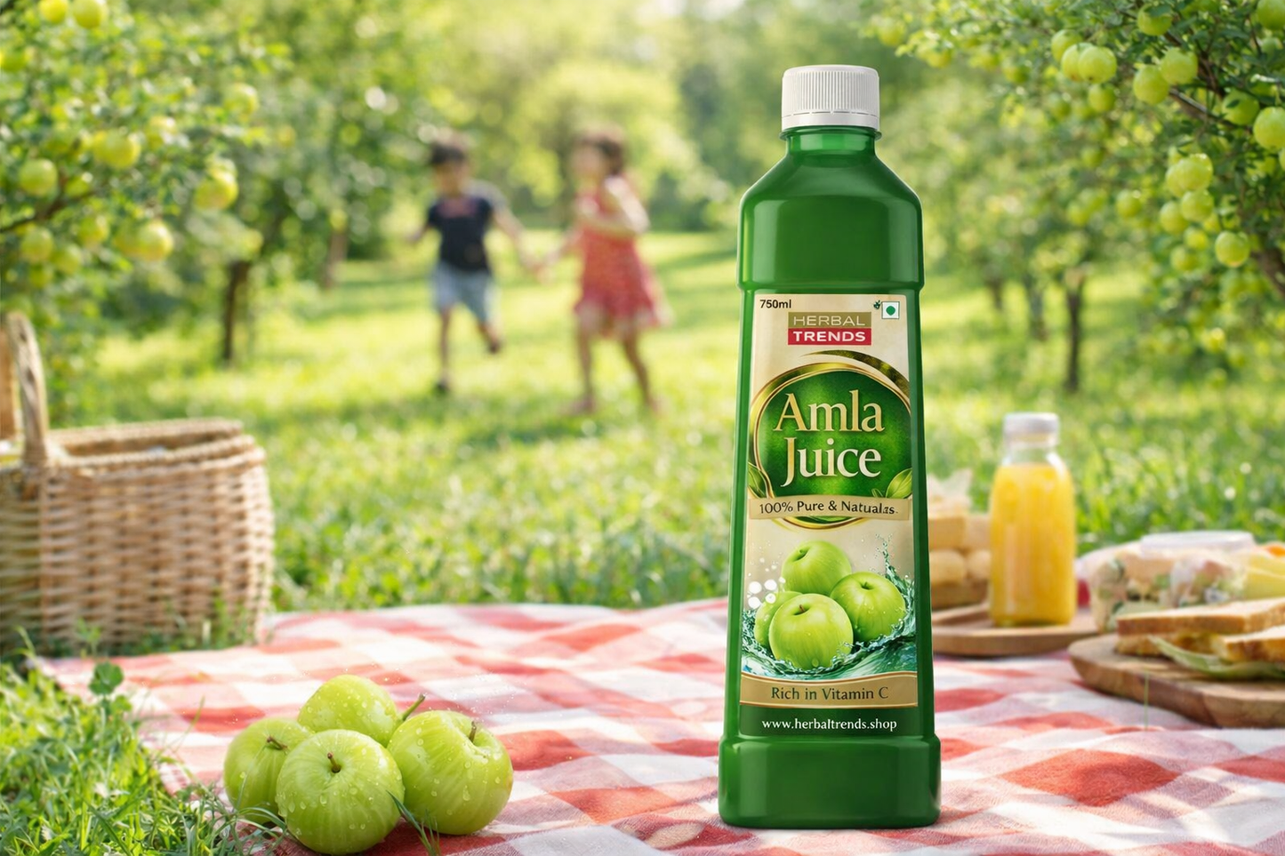 Amla Juice 750 ml Pure and Natural Source of Vitamin C and Dietary Fibre