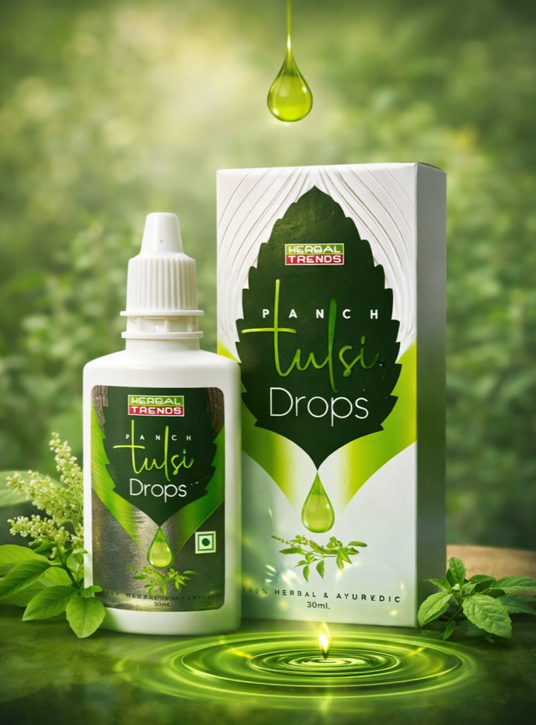 Panch Tulsi Drops - 30ml- Natural Immunity Builder- Pure ,Unadulterated & 100% Natural