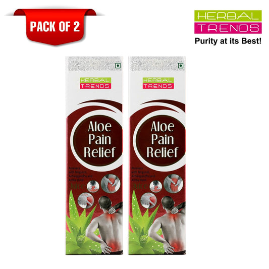 Aloe Pain Relief Juice- Body and Joint Pain Relief- Ayurvedic Safe Blend of 6 Herbs- Pure & Natural Ras-750ml